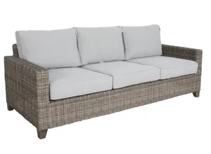 VI Dockside Synthetic Rattan Wicker 3 Seater Outdoor Lounge thumbnail 2