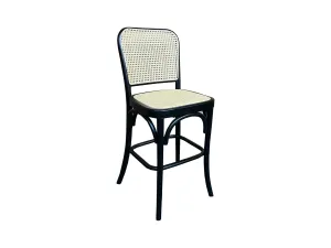 MF Miami Timber Frame Rattan Barstool thumbnail 1