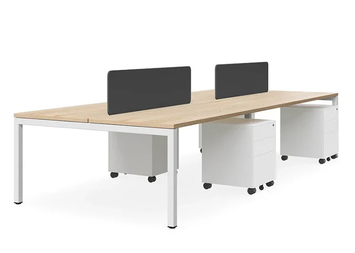 DD Plaza Double Sided Workstation For 2 Person with Sonic Screen