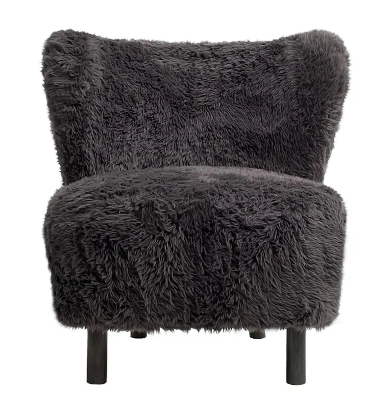 CR Bodhi Fabric Upholstered Timber Leg Accent Chair