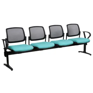MA Dyno 60 Fabric Upholstered Seat and Mesh Back Beam Seating thumbnail 1