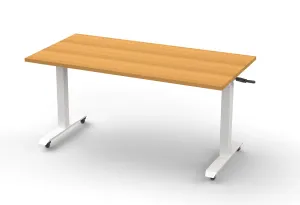 RL Boost Crank Flip Top Height Adjustable Table with Castors thumbnail 4