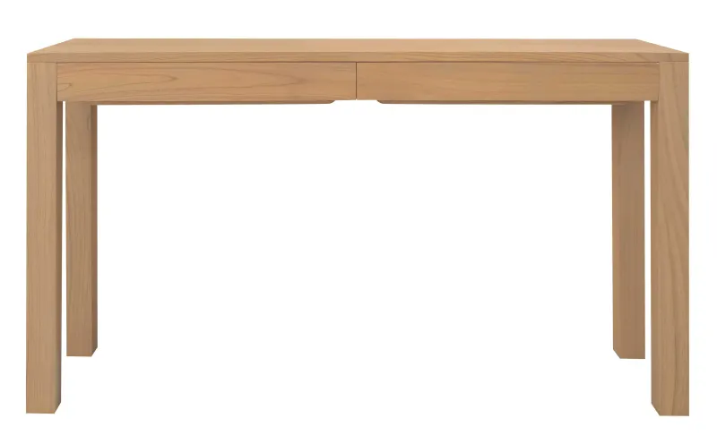CT Amsterdam Solid Mindi Timber 2 Drawer Sofa Table