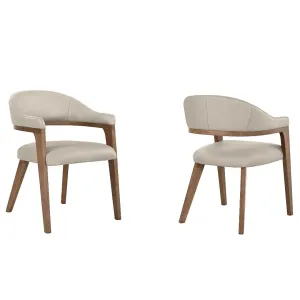 BT Monetti Fabric Upholstered Timber Leg Dining Chair thumbnail 5