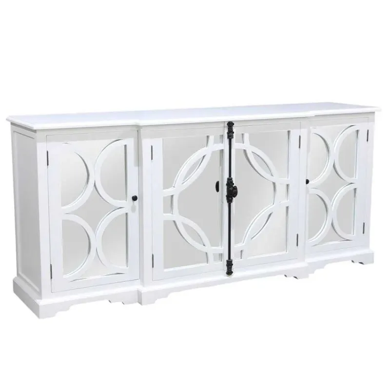 DA Keats 4 Door Sideboard White