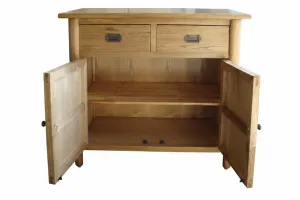 MF Tiffany Solid Timber 2 Drawer 2 Door Cabinet thumbnail 4