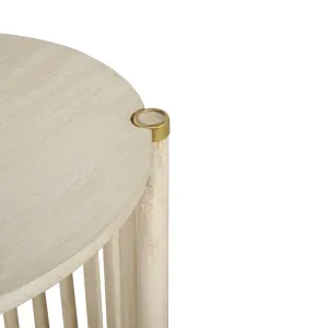 CR Arlo Solid Timber Round Side Table thumbnail 4