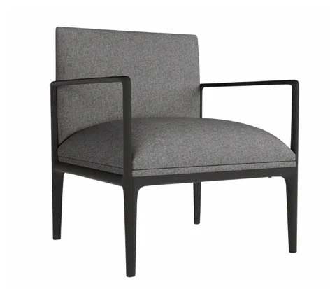 DD Kinetic Straight Back Fabric Upholstered Breakout Sofa