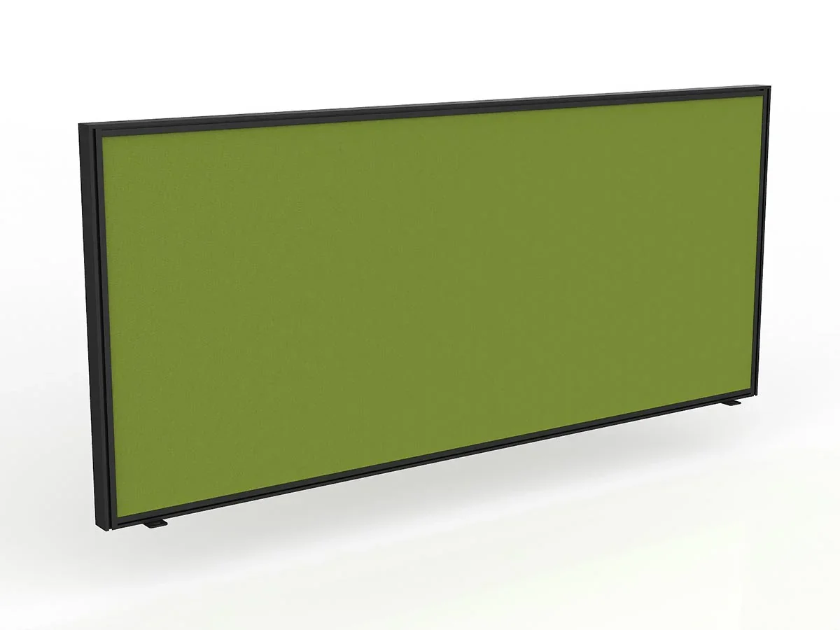 Ol Anvil Desk 6-User Double Sided Workspace with Splice Fabric Screen & Black Frame