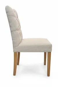 MF Santino Fabric Upholstered Timber Leg Dining Chair thumbnail 5