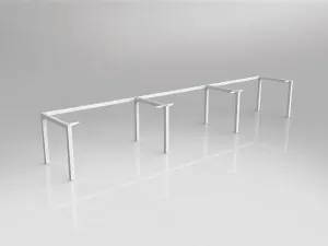OL Axis Single Sided 3-User Workspace Frame thumbnail 2
