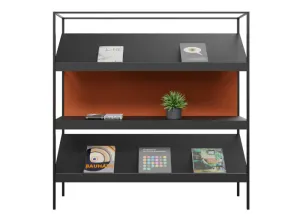 DD Shuster Welded Framed 2 Tilted Shelves Display Unit thumbnail 1