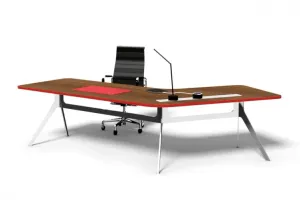 DD Delta Nouveau Metal Leg 120° Executive Desk thumbnail 2