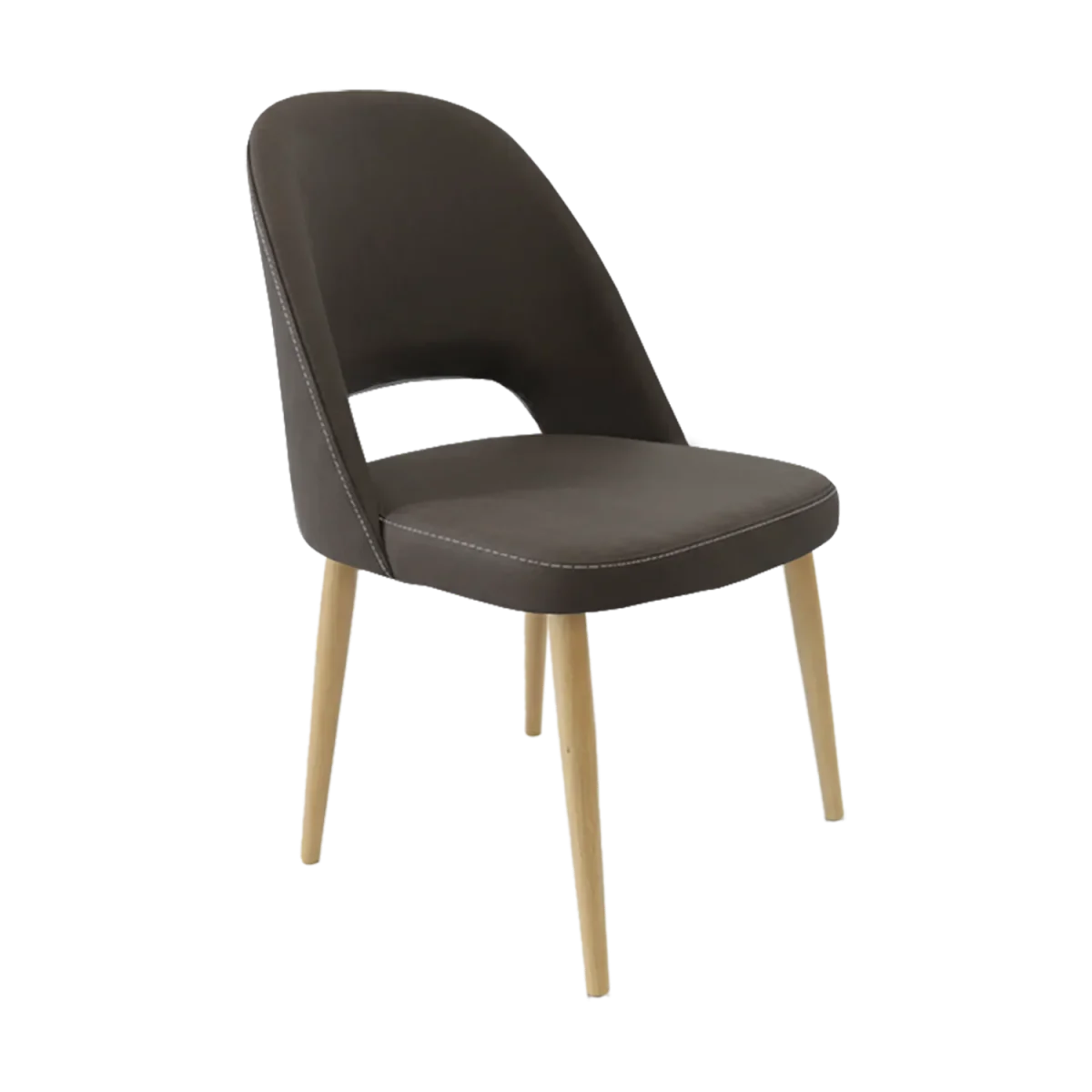 FL Orleans Fabric Upholstered Aluminium Legs Hospitality Dining Chair
