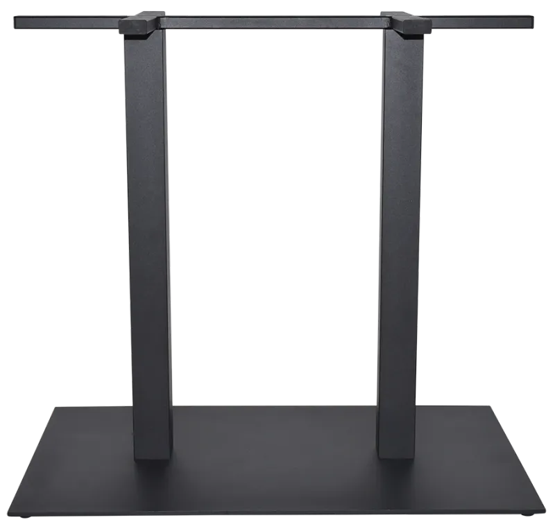 EZ BASE TABLE DANUBE 800MM X 500MM BLACK
