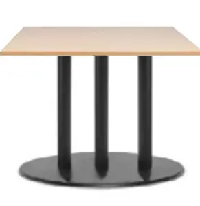MA Cast Iron 3 Column Base Meeting Table thumbnail 1