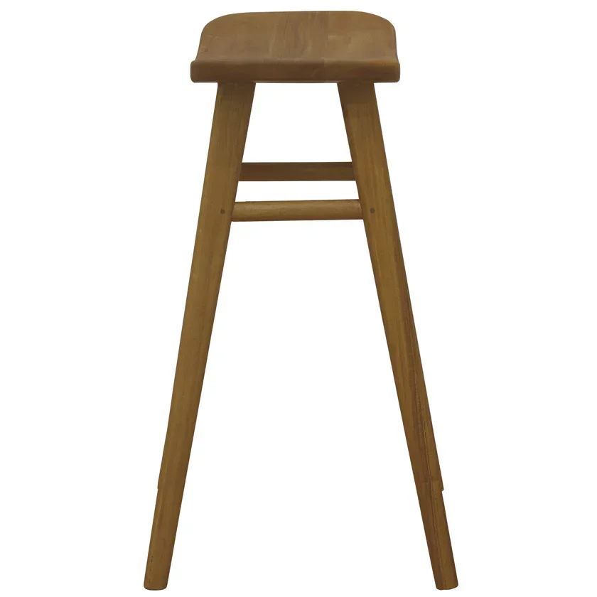 CT Aria Solid Timber Oval Top Bar Stool
