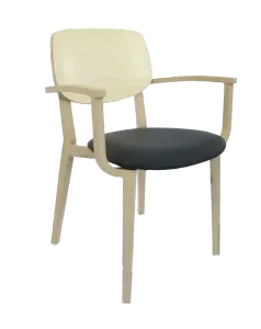 FL Atlanta Upholstered Seat Hospitality Stackable Dining Armchair - Large thumbnail 4