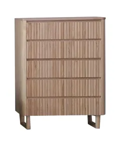 MD Oscar Solid Timber 5 Drawer Tallboy thumbnail 1