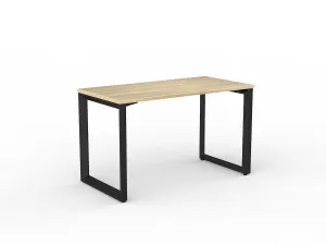 OL Anvil Straight Desk – Oak Top with White Frame thumbnail 17