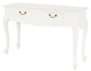 CT Seine Carved Solid Timber 2 Drawer Sofa Table thumbnail 8
