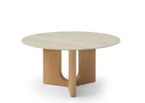 DD Lita Sintered Stone Top Round Coffee Table thumbnail 1