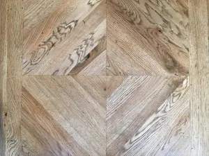 MF Queens Solid Timber Parquetry Top 1 Drawer Lamp Table thumbnail 6