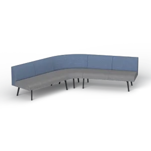 OL Willow Fabric Upholstered Reception Area Corner Sofa thumbnail 1