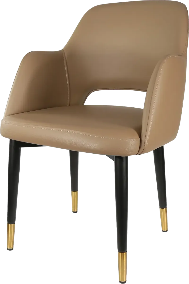 FL Sorbet Vinyl Upholstered Metal Legs Hospitality Chair