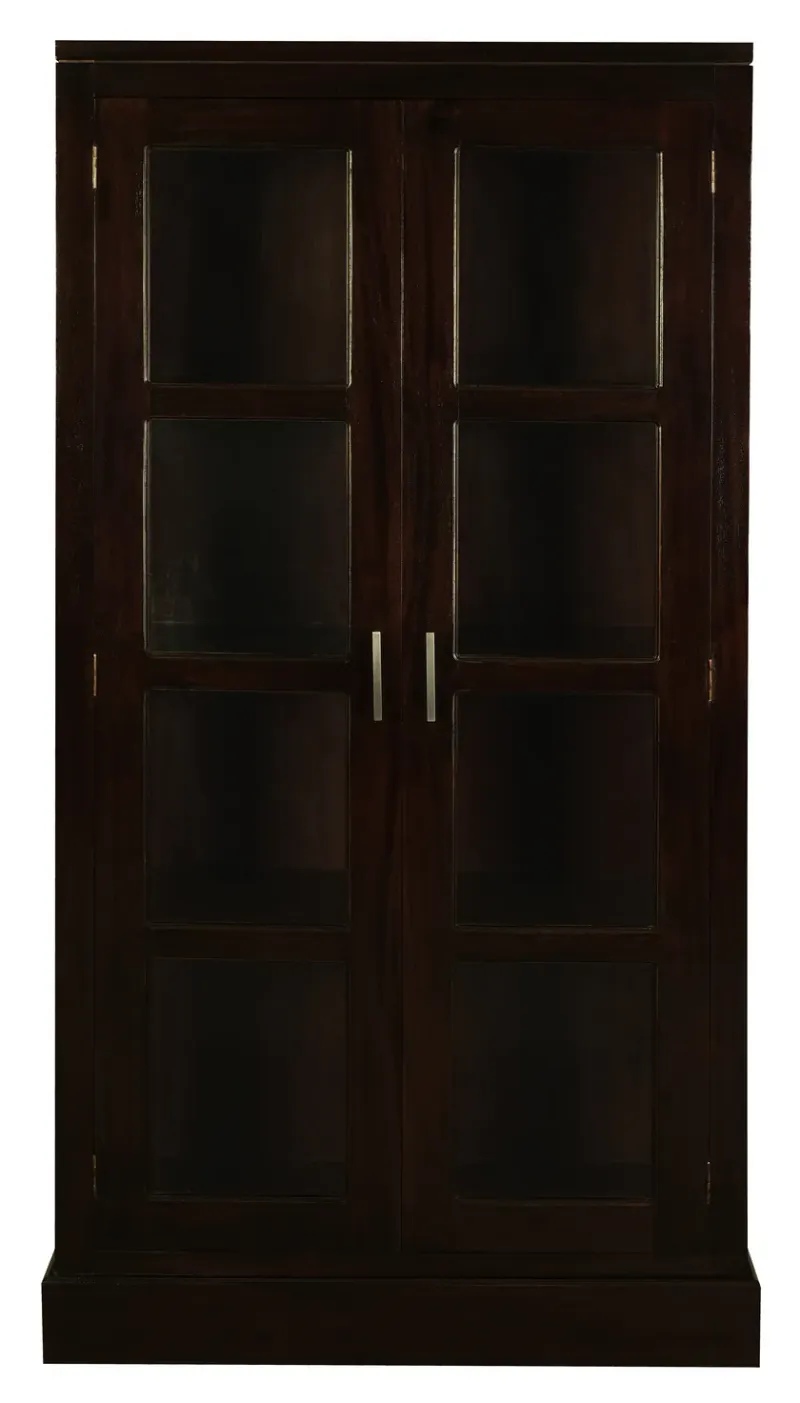 CT Paris Solid Timber 2 Door Display Cabinet