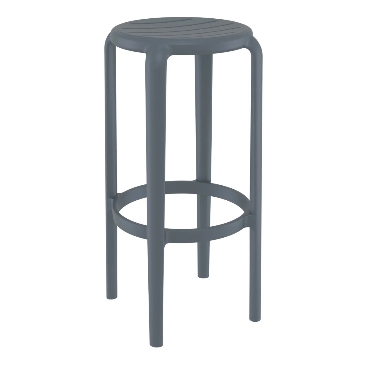 FL Tom Hospitality Outdoor Stackable Bar Stool