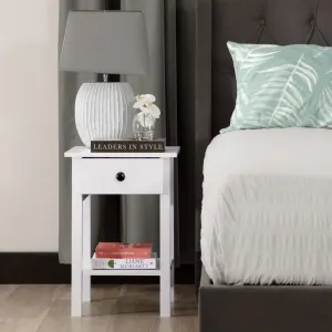 VI Declan 1 Drawer and Shelf Bedside Table thumbnail 4