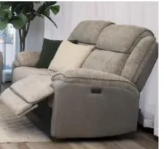 VI Angus Fabric Upholstered 2 Seater or Single Seater Electric Recliner Sofa thumbnail 14
