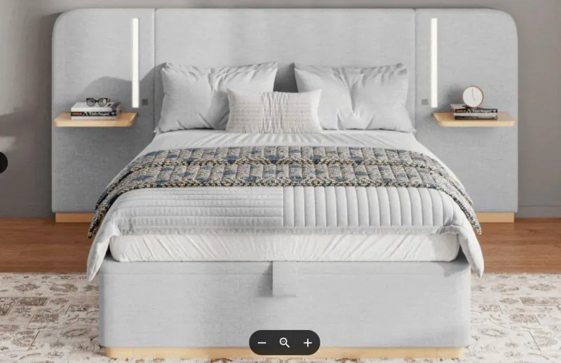 AW Isabelle Gaslift Beds Queen and King Size