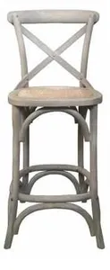 MF Crossback Solid Timber Rattan Barstool 65cm Seat Height thumbnail 4