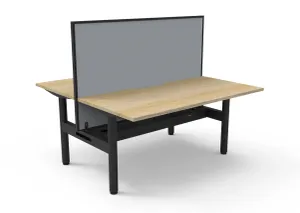 RL Halo Static Back to Back 2 User Workstation with Framed Screen thumbnail 14