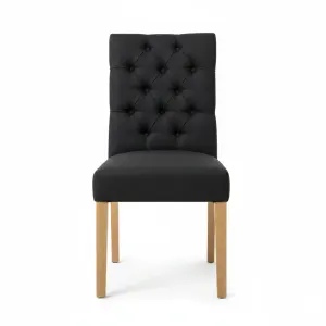MF Santino Fabric Upholstered Timber Leg Dining Chair thumbnail 9