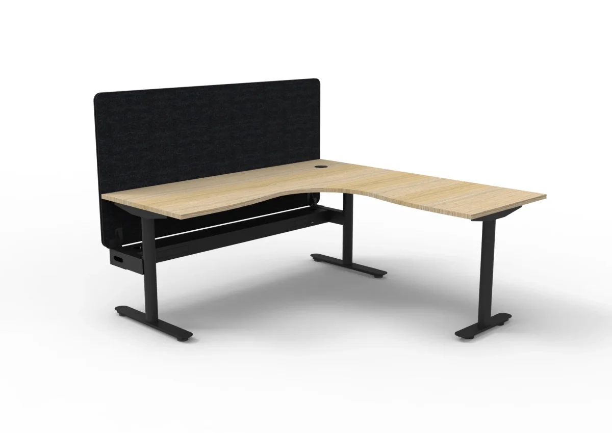 RL Halo Static Corner Workstation with Eco Panel Screen thumbnail 15