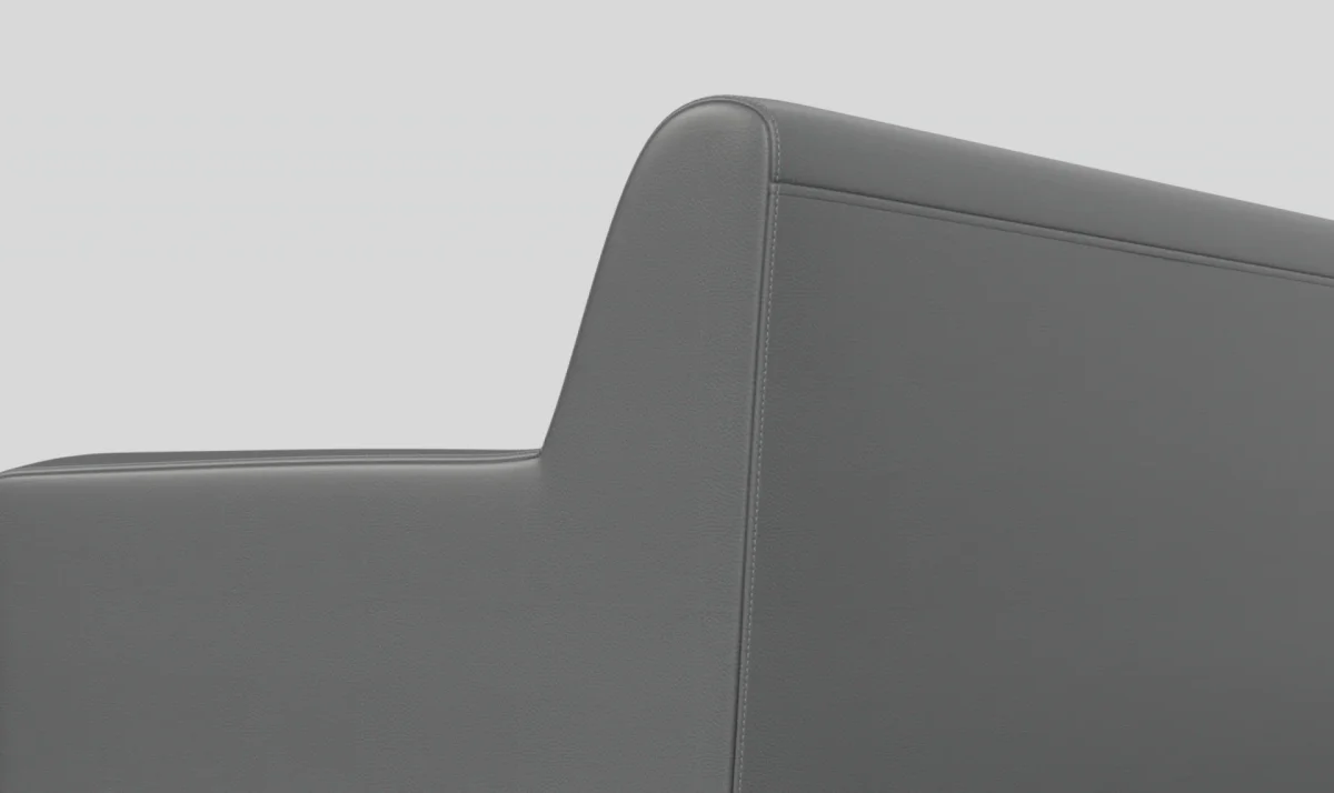 OL Cedar PU Leather Upholstered Single Seater Breakout Lounge