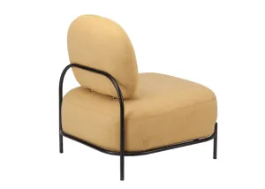 DD Izzy Fabric Upholstered Single Seater Lounge thumbnail 5