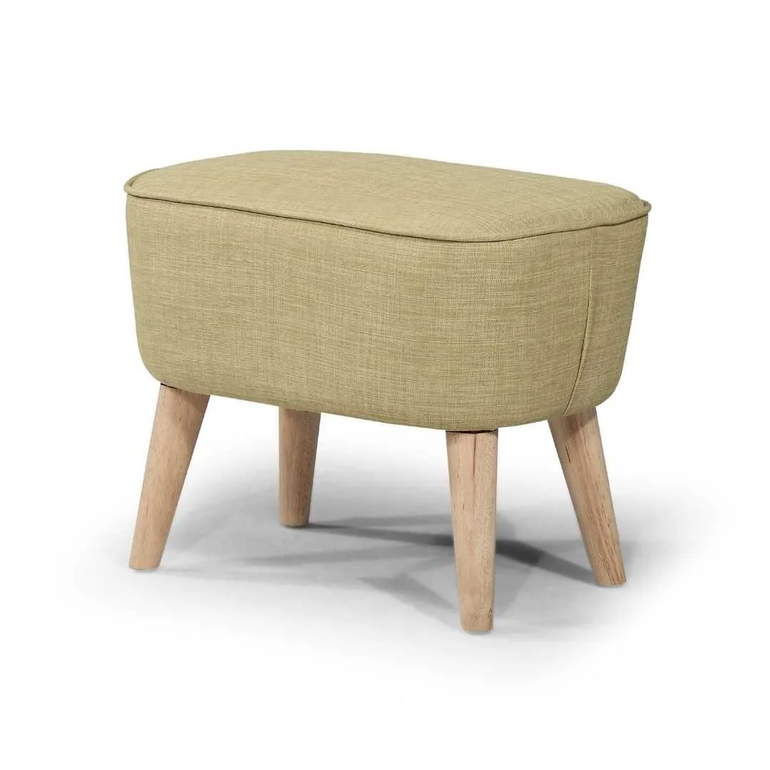BT Georgia Fabric Upholstered Timber Foot Stool