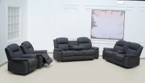 BT Paragon Fabric Upholstered 3 Seater Electric Recliner Lounge thumbnail 11