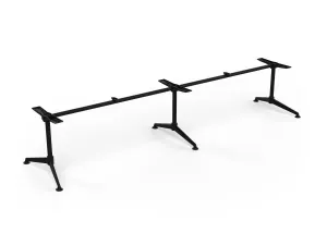 OL Modulus All Black Double Span Meeting Table Frame thumbnail 3
