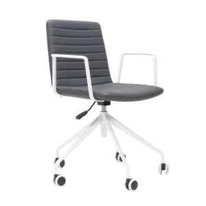 RL Pixel Swivel PU Leather Upholstered Breakout and Meeting Chair thumbnail 12