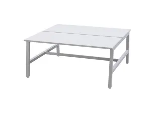 OL Axis Trestle 2 User Bench – White Top with White Frame thumbnail 2