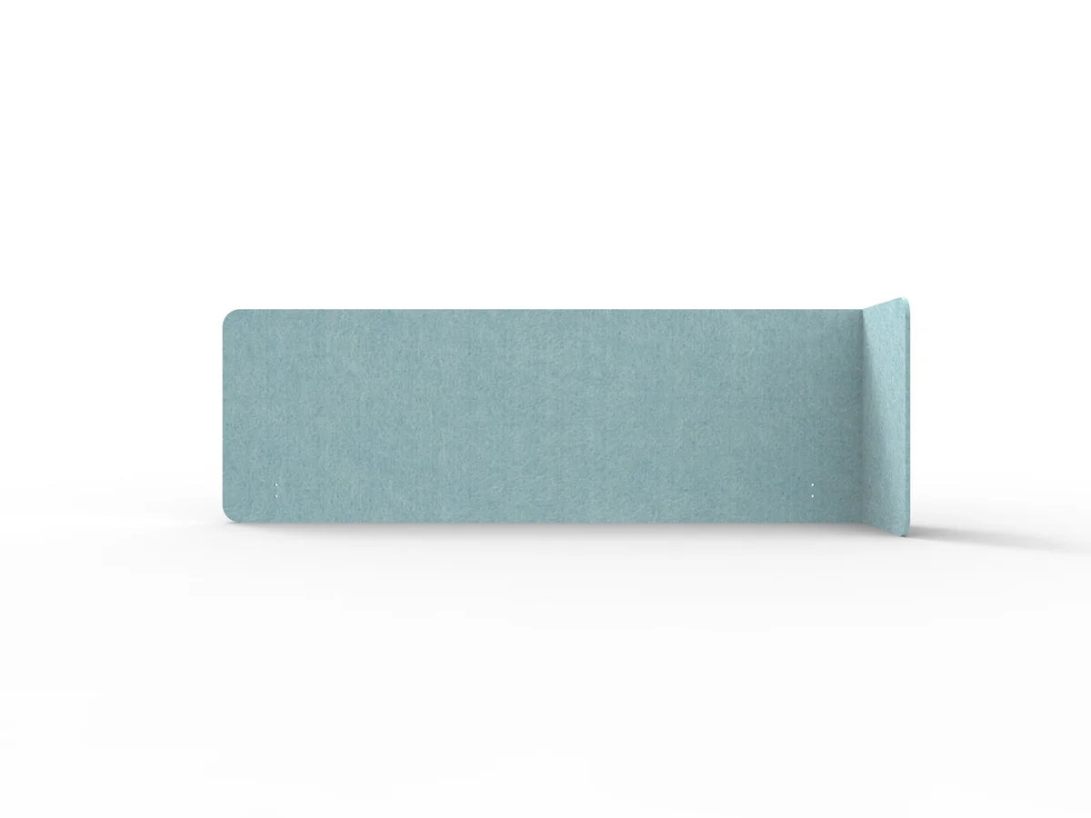 RL Acouline  Quarter Right End Wrap Screen for Workstation