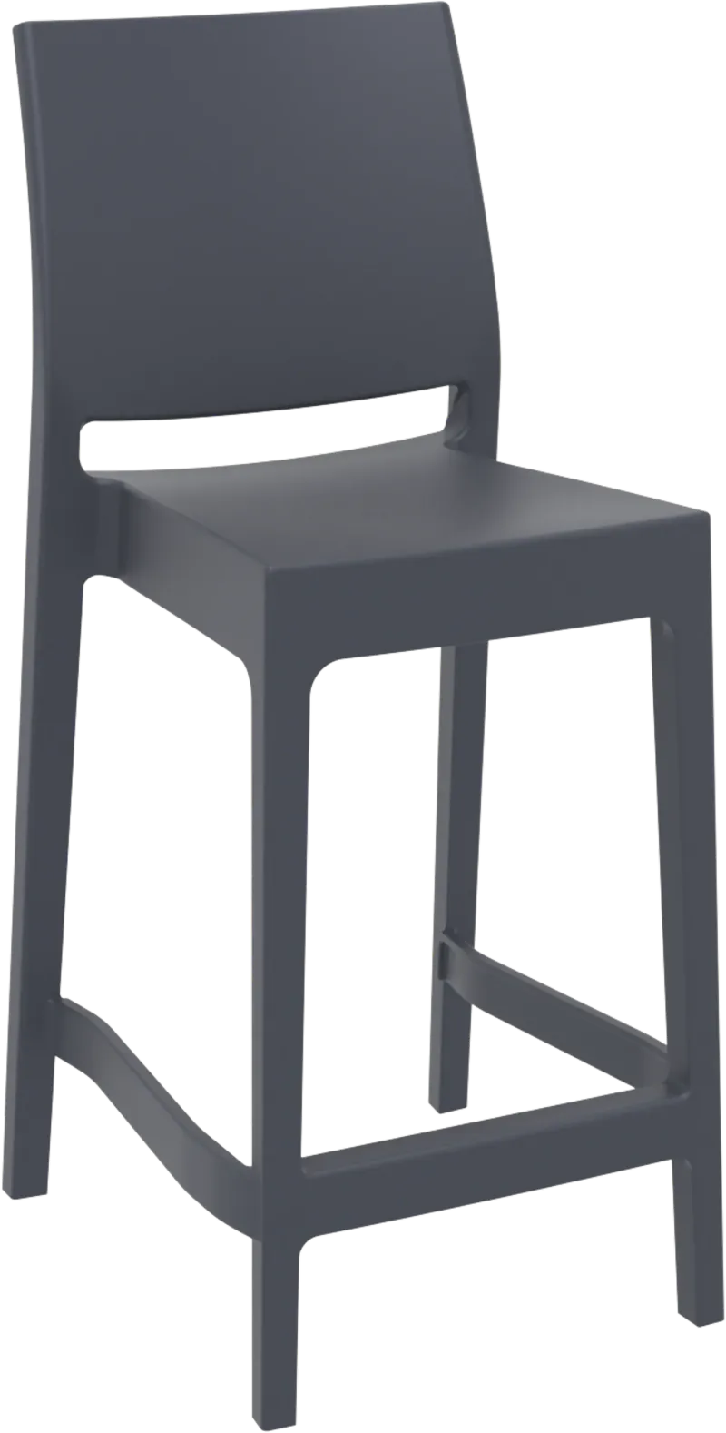 FL Maya Hospitality Outdoor Stackable Counter Stool