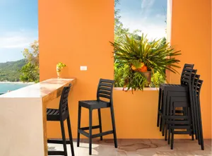 FL Ares Hospitality Outdoor Barstool thumbnail 6