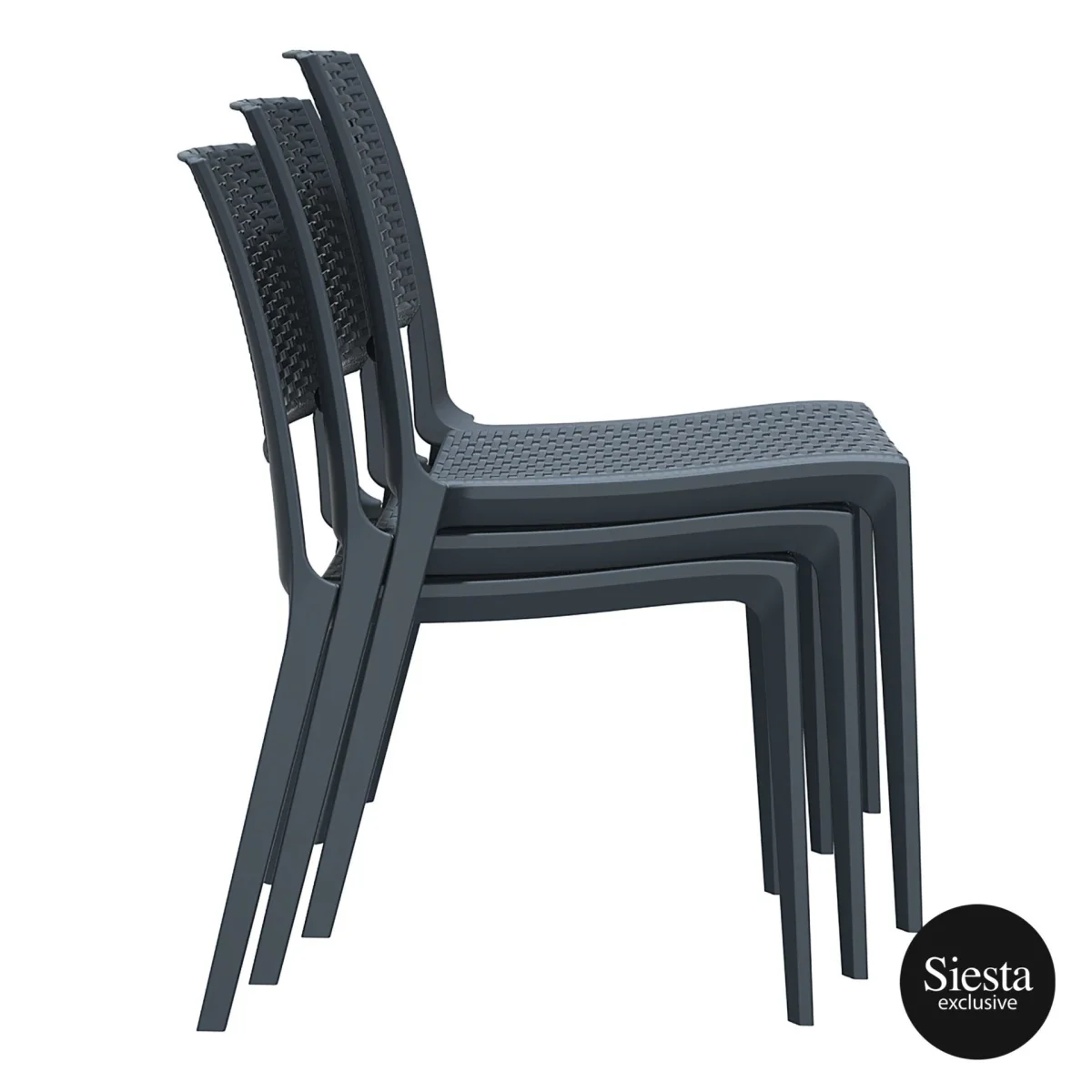 FL Verona Rattan Look Hospitality Outdoor Stackable Chair