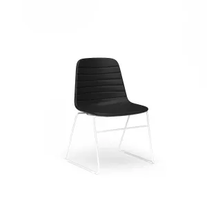 OL Sofia PU Leather Upholstered Sled Base Breakout Chair thumbnail 2